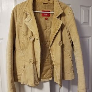 Ladies tan corduroy jacket